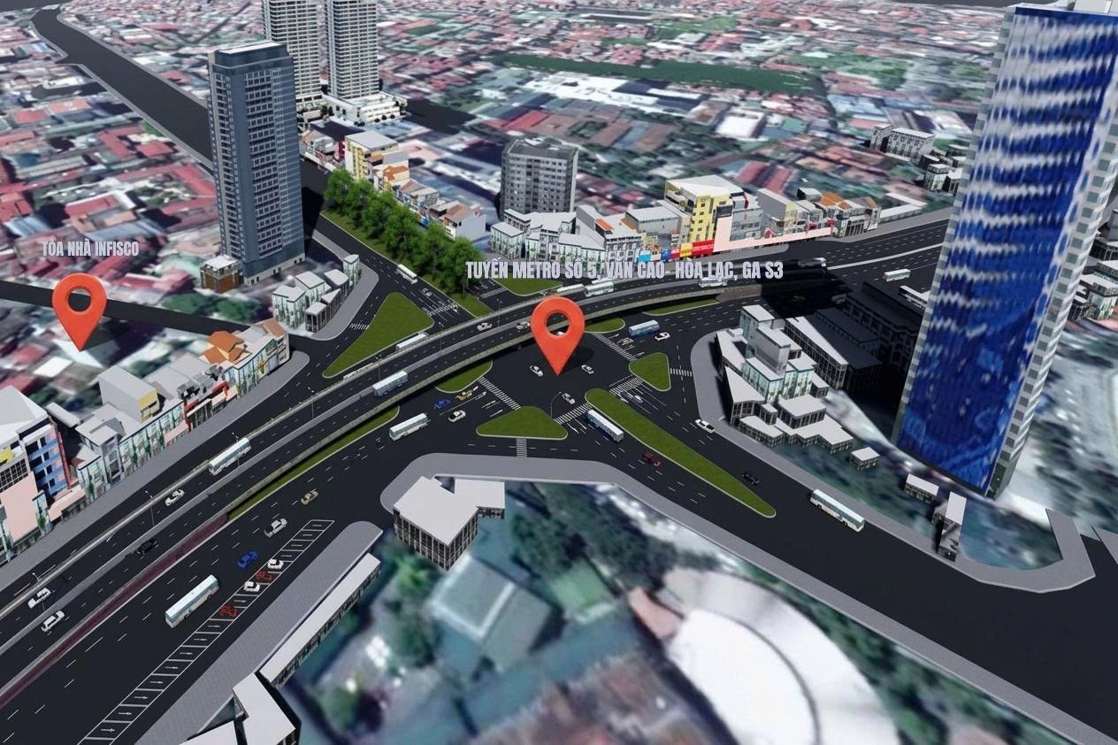 Vị trí tòa nhà Infisco Nguyên Hồng